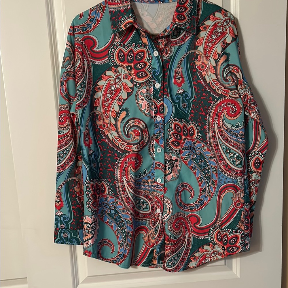 Paisley Print Lady’s Size M